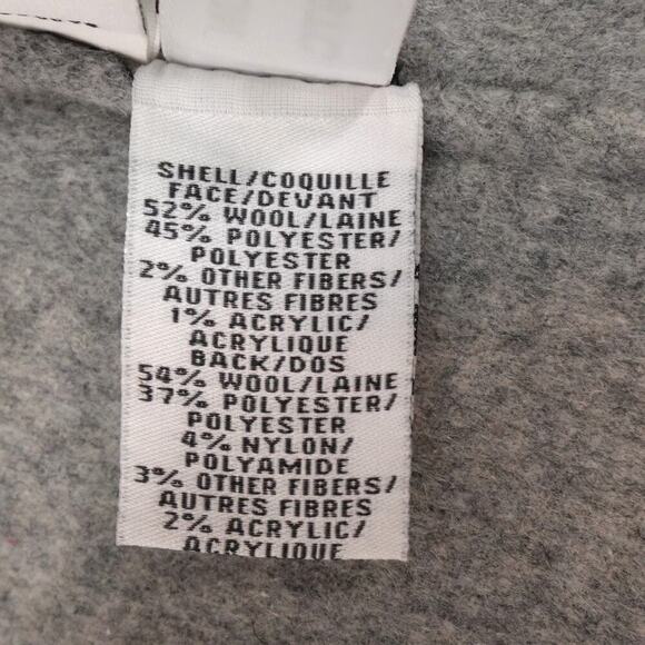 DVF Diane Von Furstenberg Shannon Coat Jacket Womens Small Gray Corporate Siren - Picture 9 of 16